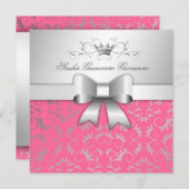 311-Zilver-wijnboei | Luscious Pink Sweet 16 Kaart (Voorkant / Achterkant)