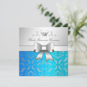 311-Zilver-wijnboei | Tropisch blauw zoen 16 Kaart (Staand voorkant)