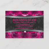 311 Zwart geblazen buisje metaal Visitekaartje (Achterkant)