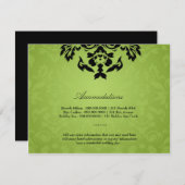 311-zwarte Limoen-flataccommodatiekaart Informatiekaartje (Voorkant / Achterkant)