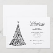 311 Zwemere kerstboom | SilverMetallic Kaart (Voorkant / Achterkant)