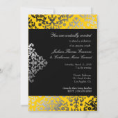 311Dazzling Damask Yellow Jacket Kaart (Achterkant)