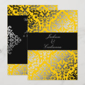 311Dazzling Damask Yellow Jacket Kaart (Voorkant / Achterkant)