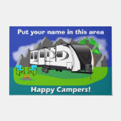 312 BHTS-reflectie over groot ontwerp Deurmat (Voorkant)