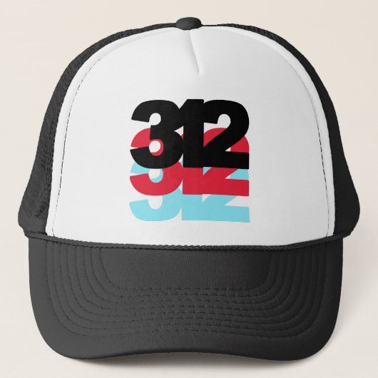 312 Netnummer Trucker Pet (Voorkant)