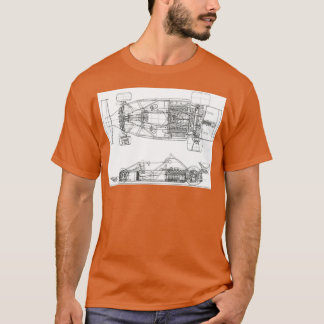 312T2 1976 Niki Blueprint T-shirt