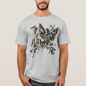 3131Splatter grafisch T-shirt (Voorkant)