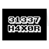 31337 H4X0R (Voorkant Horizontaal)