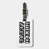 31337 H4X0R BAGAGELABEL (Voorkant verticaal)