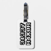 31337 H4X0R BAGAGELABEL (Achterkant verticaal)