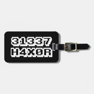 31337 H4X0R BAGAGELABEL