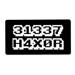 31337 H4X0R ETIKET