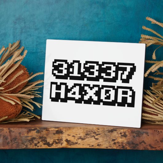 31337 H4X0R FOTOPLAAT (Zijkant)