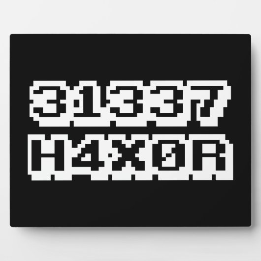 31337 H4X0R FOTOPLAAT (Voorkant)