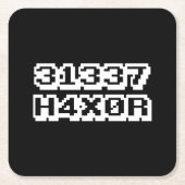 31337 H4X0R KARTONNEN ONDERZETTERS (Voorkant)