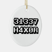 31337 H4X0R KERAMISCH ORNAMENT (Rechts)