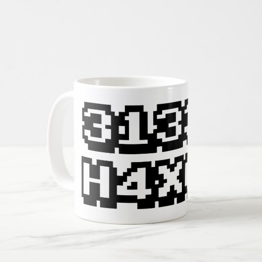 31337 H4X0R KOFFIEMOK (Voorkant links)