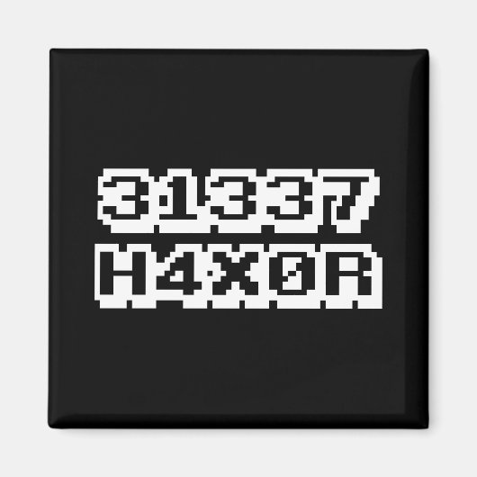 31337 H4X0R MAGNEET (Voorkant)