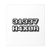 31337 H4X0R NOTITIEBLOK (Voorkant)