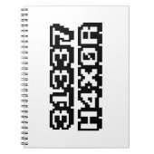 31337 H4X0R NOTITIEBOEK (Voorkant)