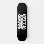 31337 H4X0R PERSOONLIJK SKATEBOARD (Voorkant)