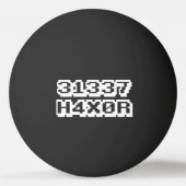 31337 H4X0R Ping-Pong BALL (Voorkant)