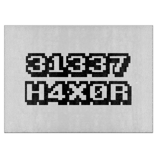 31337 H4X0R SNIJPLANK (Voorkant)