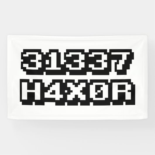 31337 H4X0R SPANDOEK (Horizontaal)