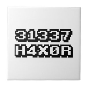 31337 H4X0R TEGELTJE