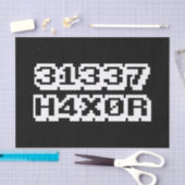 31337 H4X0R TISSUEPAPIER (Craft)