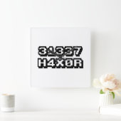 31337 H4X0R VIERKANTE KLOK (Huis)