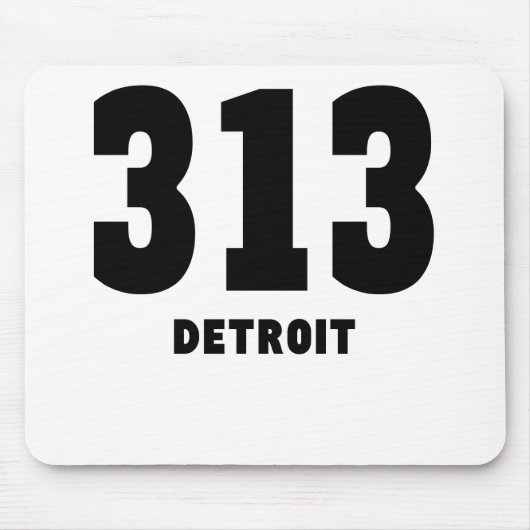 313 Detroit Muismat (Voorkant)