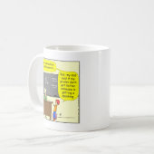 313 iemand krijgt een overweldigende Cartoon Koffiemok (Voorkant links)