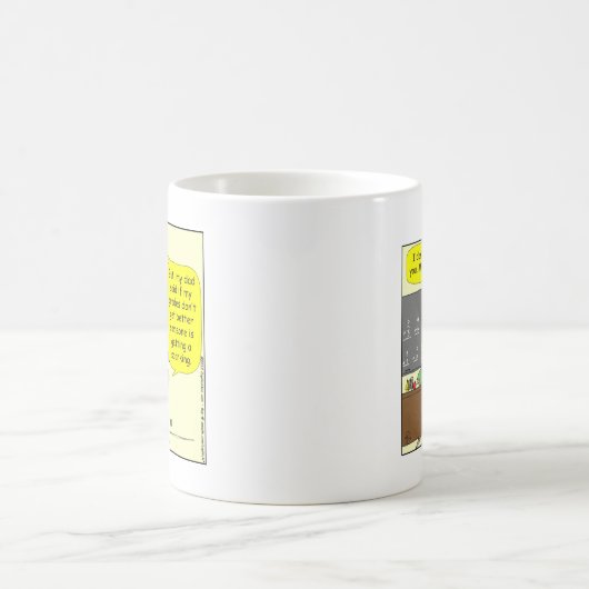 313 iemand krijgt een overweldigende Cartoon Koffiemok (Center)