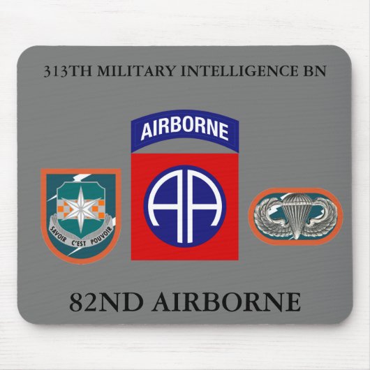 313E MILITAIRE INTELLIGENCE BATTALION 82ND ABN MUISMAT (Voorkant)