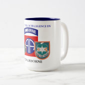 313E MILITAIRE INTELLIGENCE BN 82ND AIRBORNE TWEEKLEURIGE KOFFIEMOK (Voorkant rechts)