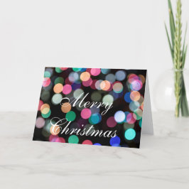 3145-wazige kerstverlichting feestdagen kaart