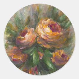 315 Roses Ronde Sticker
