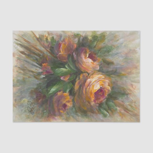 315 Roses  Tissuepapier (Voorkant)