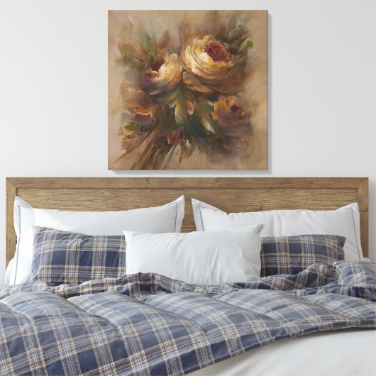 315 Rozen Canvas Afdruk (Insitu (Slaapkamer))