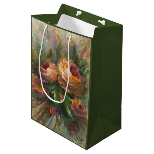 315 Rozen Medium Cadeauzakje (Voorkant Gekanteld)