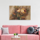 315 Rozen Op3 16" x 24" Canvas Afdruk (Insitu (Woonkamer))