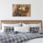 315 Rozen Op3 16" x 24" Canvas Afdruk (Insitu (Slaapkamer))