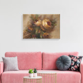 315 Rozen Op3 Canvas Afdruk (Insitu (Woonkamer))