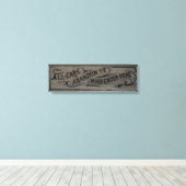 317 Noordkapstation Canvas Afdruk (Insitu (Houten vloer))