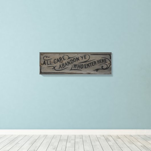 317 Noordkapstation Canvas Afdruk (Insitu (Houten vloer))