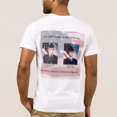 317e Engineer bataljon - Eer onze slachtoffers T-shirt (Achterkant)