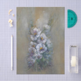 318 Purple white Tissuepapier