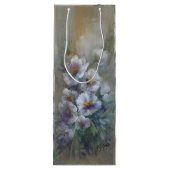 318 White Flowers Wijn Cadeautas (Achterkant)