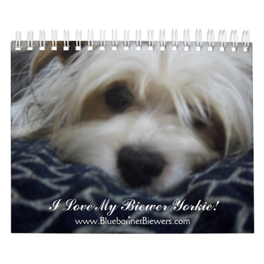 318, www.BluebonnetBiewers.com, ik hou van mijn bu Kalender (Hoes)